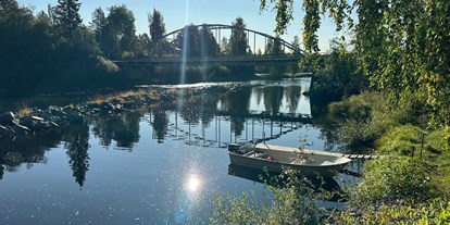 Reisemobilstellplatz - Umgebungsschwerpunkt: Fluss - Västernorrland - Ammeråns Fiskecamp AB