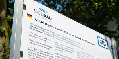 Reisemobilstellplatz - Art des Stellplatz: eigenständiger Stellplatz - Herford - Bad Oeynhausen Sielbad Wohnmobilstellplatz