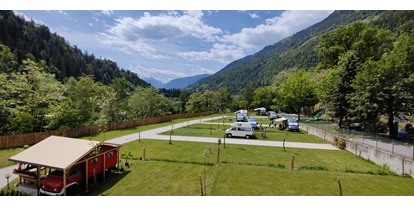 Plaza de aparcamiento para autocaravanas - Art des Stellplatz: bei Bergbahn - Italia - Radlstadl Camping Saltaus 