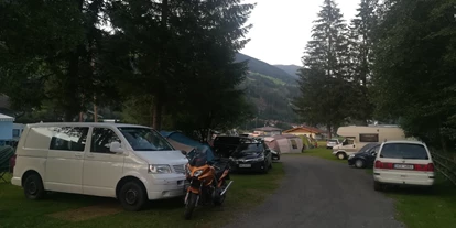 Reisemobilstellplatz - Umgebungsschwerpunkt: Fluss - Hinterbichl (Prägraten am Großvenediger) - Camping Viktoria wald im Pinzgau - Camping Viktoria - Wald im Pinzgau -