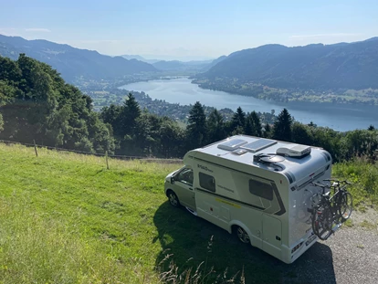 Reisemobilstellplatz - Art des Stellplatz: ausgewiesener Parkplatz - Mühlboden - Mathiasl Panorama-Stellplätze nur für Wohnmobile