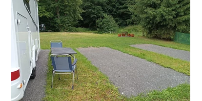 Motorhome parking space - Art des Stellplatz: eigenständiger Stellplatz - Dürrröhrsdorf-Dittersbach - Stellplatz Goldgruben 