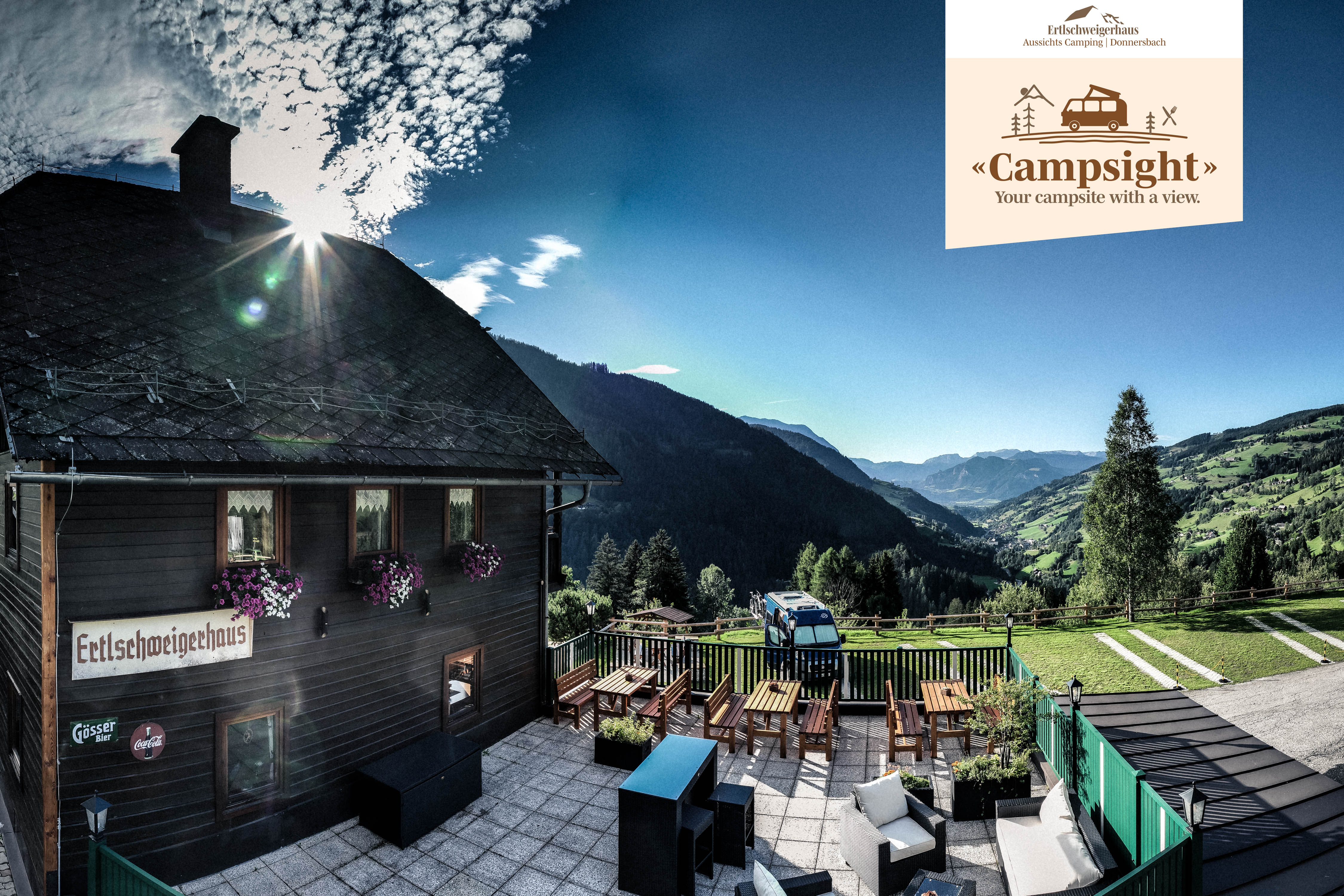 Wohnmobilstellplatz - Campsight - Aussichts Camping Ertlschweigerhaus