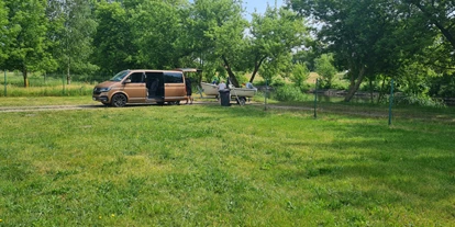 Parkeerplaats voor camper - SUP Möglichkeit - Brandenburg - Wohnmobilstellplatz Nationalpark unteres Odertal
