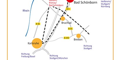Reisemobilstellplatz - öffentliche Verkehrsmittel - Schwaigern (Landkreis Heilbronn) - WellMobilPark Bad Schönborn