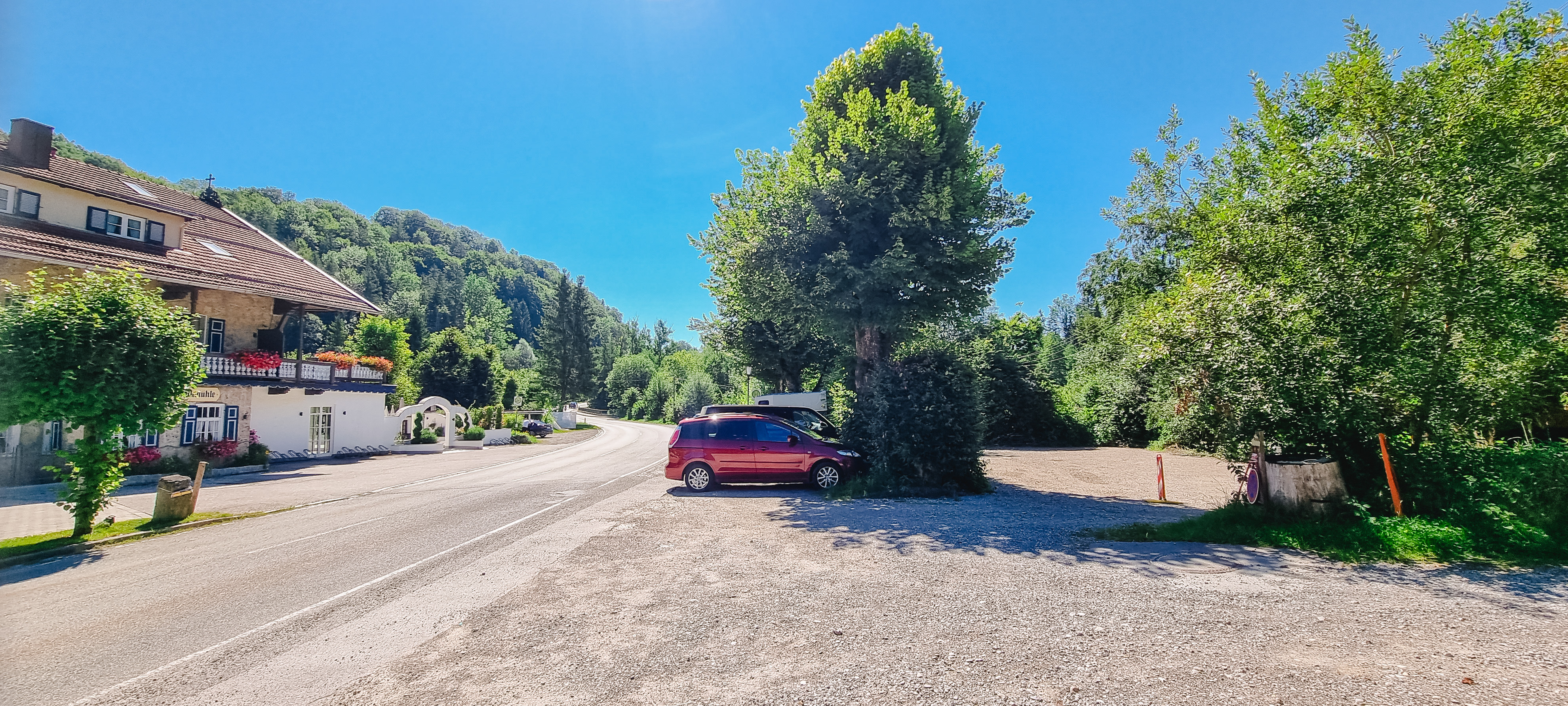 área de autocaravanas - Die Bruckmühle