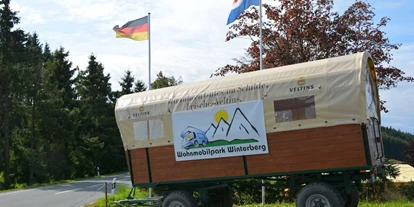 Place de parking pour camping-car - öffentliche Verkehrsmittel - Kirchhundem - organisierte Planwagenfahrten - Wohnmobilpark Winterberg