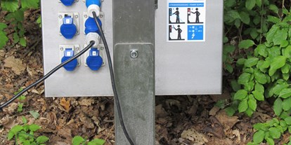 Reisemobilstellplatz - Entsorgung Toilettenkassette - Sonneberg - Stromversorgung - Wohnmobilstellplatz Neustadt b. Coburg 