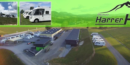 Place de parking pour camping-car - öffentliche Verkehrsmittel - L'Autriche - Stellplatz  HarrerHill