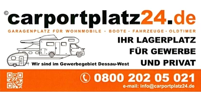 Posto auto camper - Art des Stellplatz: eigenständiger Stellplatz - Bitterfeld-Wolfen - carportplatz24.de