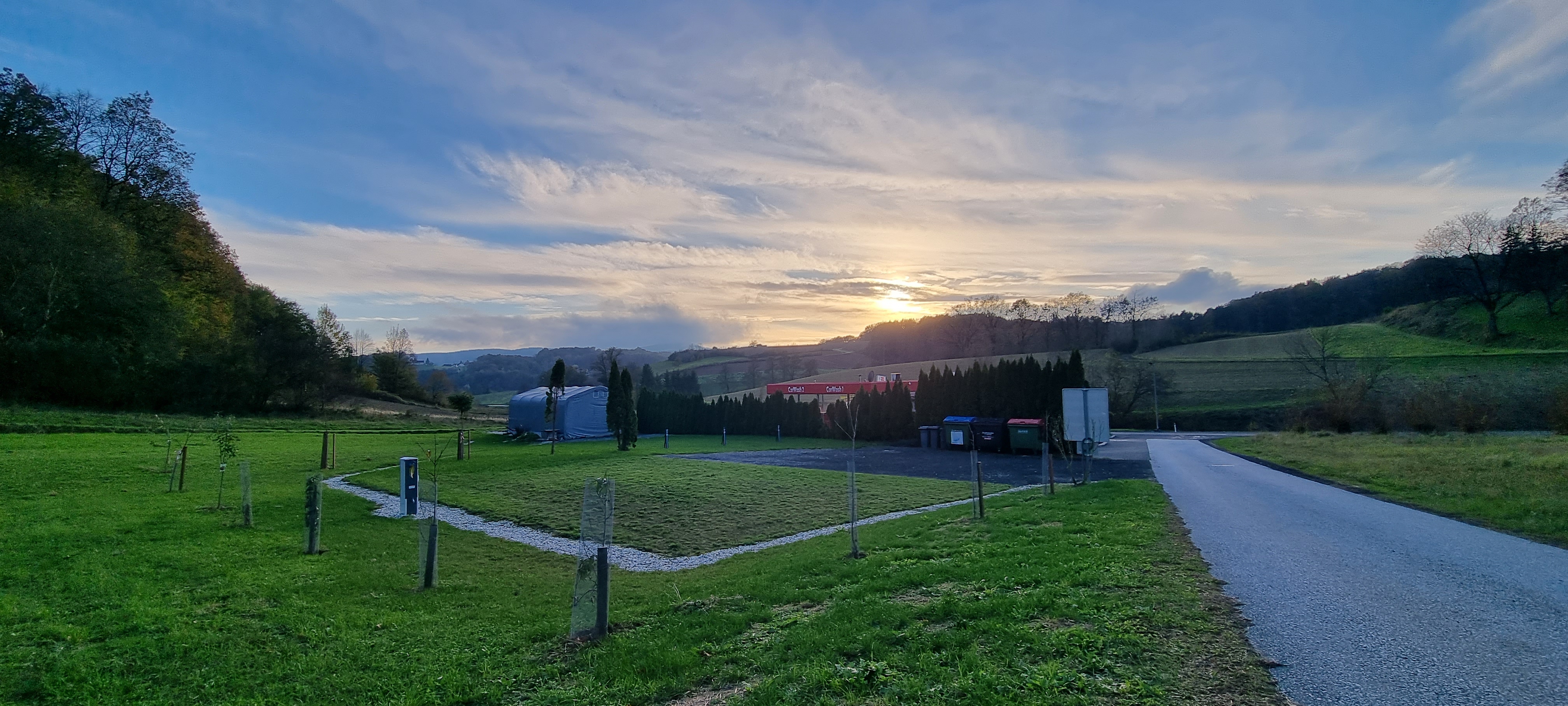 área de autocaravanas - Stellplatz Kapfenstein