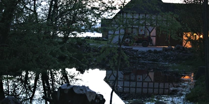 Parkeerplaats voor camper - Angelmöglichkeit - Martofte - Der kleine teich bei eingang zum bauernhof - Roedkaergaard Bed & Breakfast 