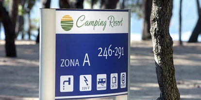 Motorhome parking space - Tennis - Dalmatia - Campingplatz Amadria Park Šibenik