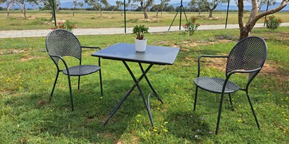 Reisemobilstellplatz - Hunde erlaubt: Hunde teilweise - L’Estartit - Relax y tranquilidad - Relax and enjoy ample space and tranquility among organic olive trees