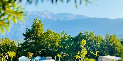 Parkeerplaats voor camper - Spanje - Mountain view - ECOCAMPING RURAL VALLE DE LA FUEVA