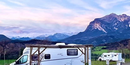 Parkeerplaats voor camper - Wintercamping - Aragon - Autocaravana Motorhome Mountain - ECOCAMPING RURAL VALLE DE LA FUEVA