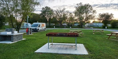 Parkeerplaats voor camper - AMBARES ET LAGRAVE -  AIRE LE GRAIN (33440)