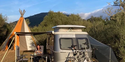Posto auto camper - Wintercamping - Isole Baleari - Finca bei Llucmajor - privater Stellplatz 