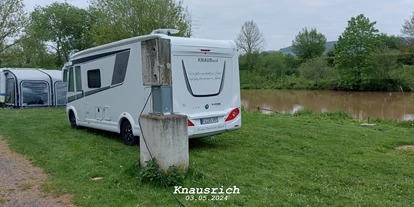 Plaza de aparcamiento para autocaravanas - Herleshausen - Campingplatz Rotenburg an der Fulda