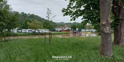 Plaza de aparcamiento para autocaravanas - Herleshausen - Campingplatz Rotenburg an der Fulda