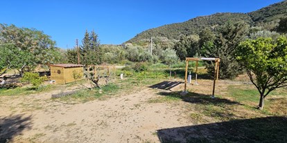 Motorhome parking space - Sardinia - Stellplätze  (für WOMOs bis zu 7.5m geeignet) - Piuma Campsite & More