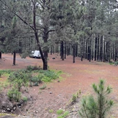 Espacio de estacionamiento para vehículos recreativos - Camping Arenas Negras