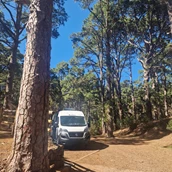 Espacio de estacionamiento para vehículos recreativos - Camping Las Raices