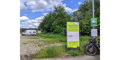 Motorhome parking space - Art des Stellplatz: eigenständiger Stellplatz - Welzheim - Wohnmobil Stellplatz Sportpark Rems