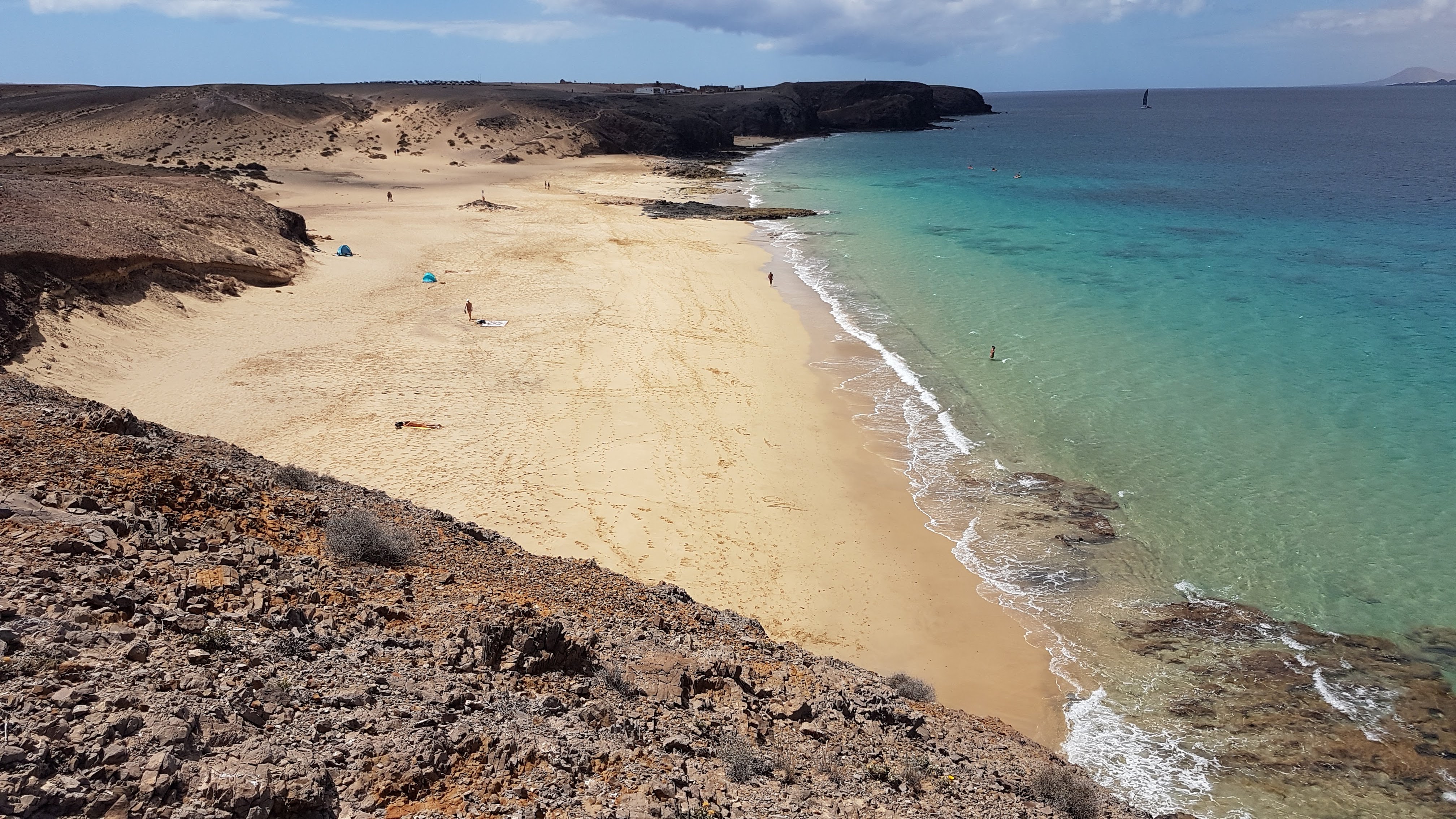 área de autocaravanas - Camping Papagayo