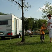 RV parking space - Campingplatz im O-Schatz-Park - Stellplatz auf dem Campingplatz in Oschatz