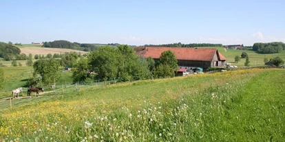 Posto auto camper - Art des Stellplatz: am Bauernhof - Aitrach - Einöde - Ruhe - Stille - Kraftort
Ansicht von Nord-West - SCHOCHENHOF