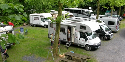 Posto auto camper - WLAN: nur um die Rezeption vorhanden - Nordkirchen - Wohnmobilstellplätze am  Campingplatz Münster