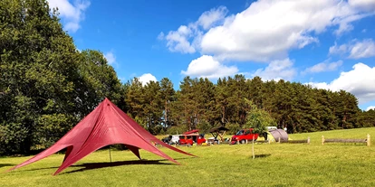 Reisemobilstellplatz - SUP Möglichkeit - Blumenow - Badewiese - Camping Am Kluger See