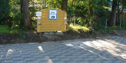 Reisemobilstellplatz - SUP Möglichkeit - Ver- & Entsorgungsstation für Wohnmobile - NATURCAMP Pruchten