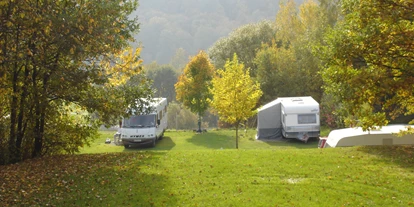 Posto auto camper - Umgebungsschwerpunkt: Fluss - Höpfingen - Stellplätze mit Blick ins Maintal - Stellplatz Main-Spessart-Park