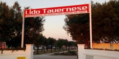 Motorhome parking space - Badestrand - Lecce - Lido Tavernese