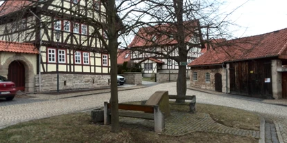 Parkeerplaats voor camper - WLAN: nur um die Rezeption vorhanden - Elbingerode (Landkreis Göttingen) - Wohnmobilstellplatz Hauroeden