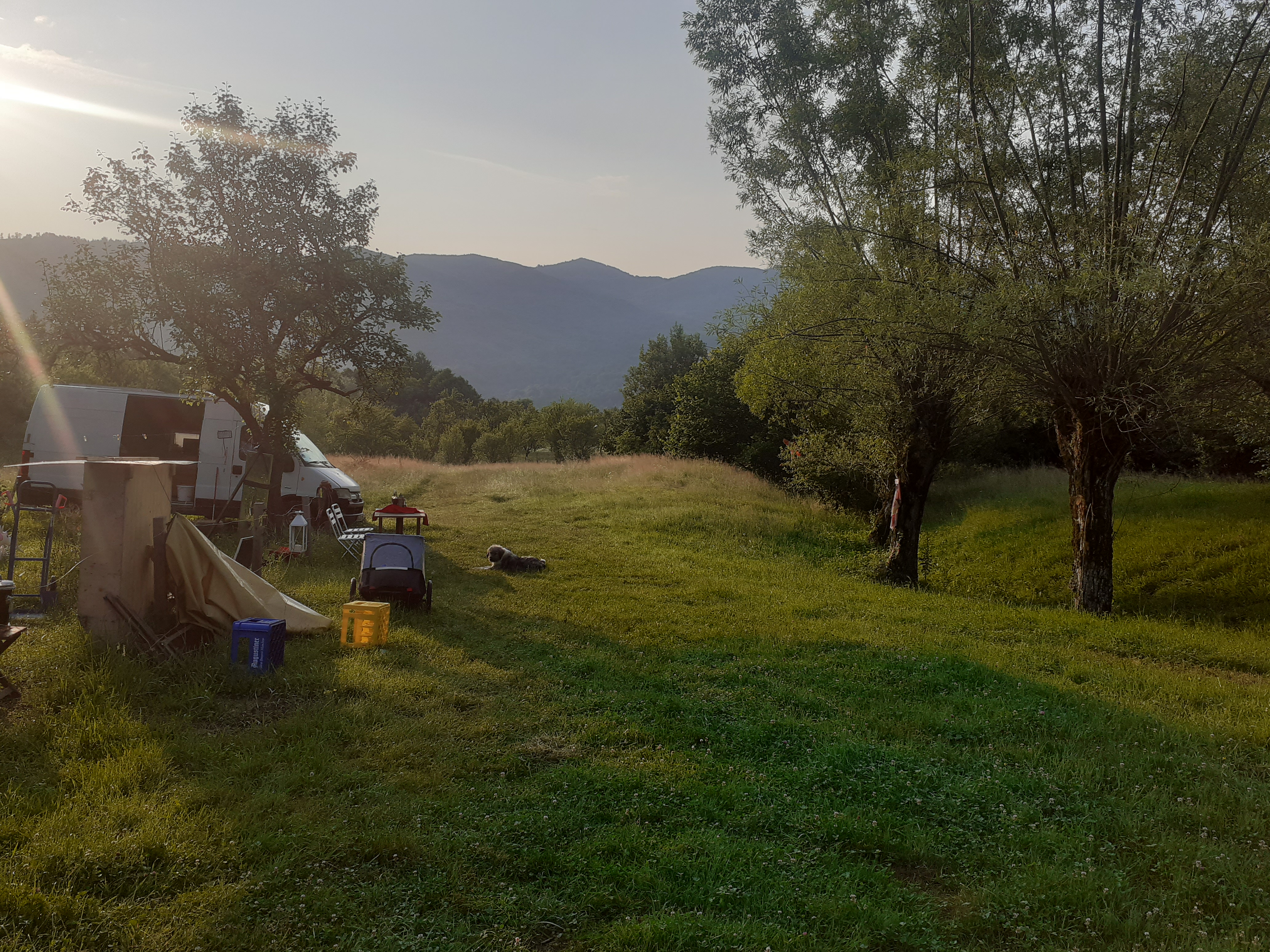 área de autocaravanas - Camping Schloß Dracula