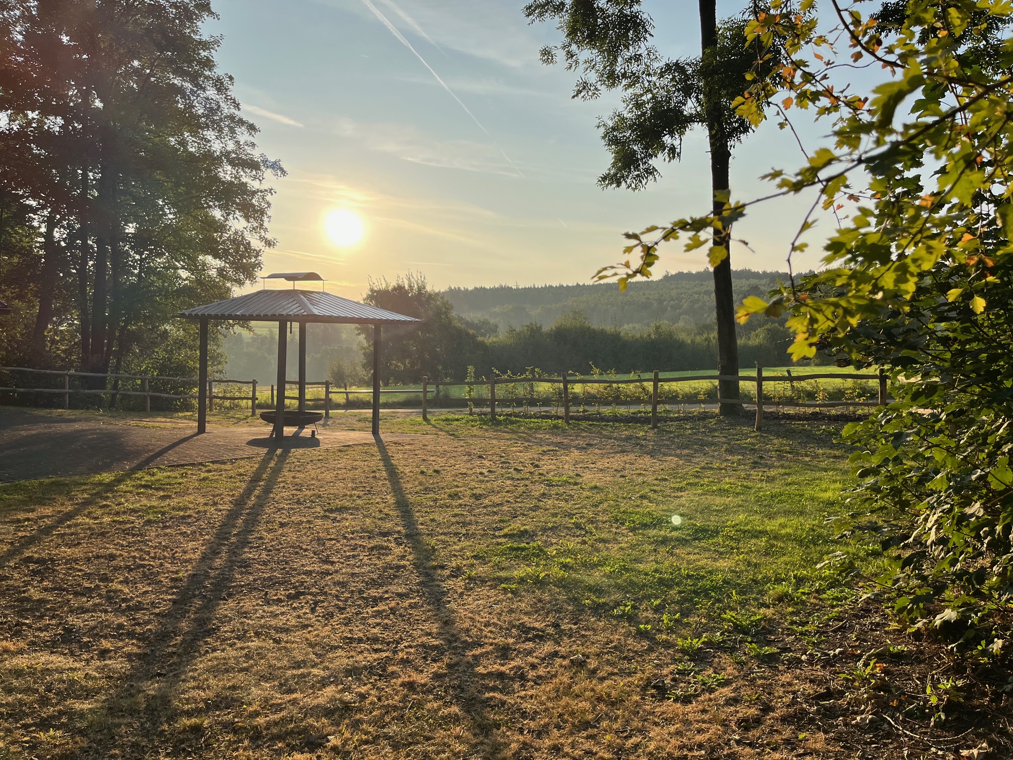 Wohnmobilstellplatz - Stellplatz mit Feuerstelle - Camping Friedewald/Ww.