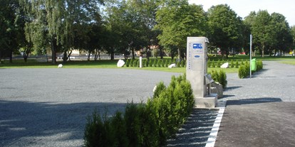 Motorhome parking space - Art des Stellplatz: bei Freibad - Stammbach - Wohnmobilpark Birkenstraße