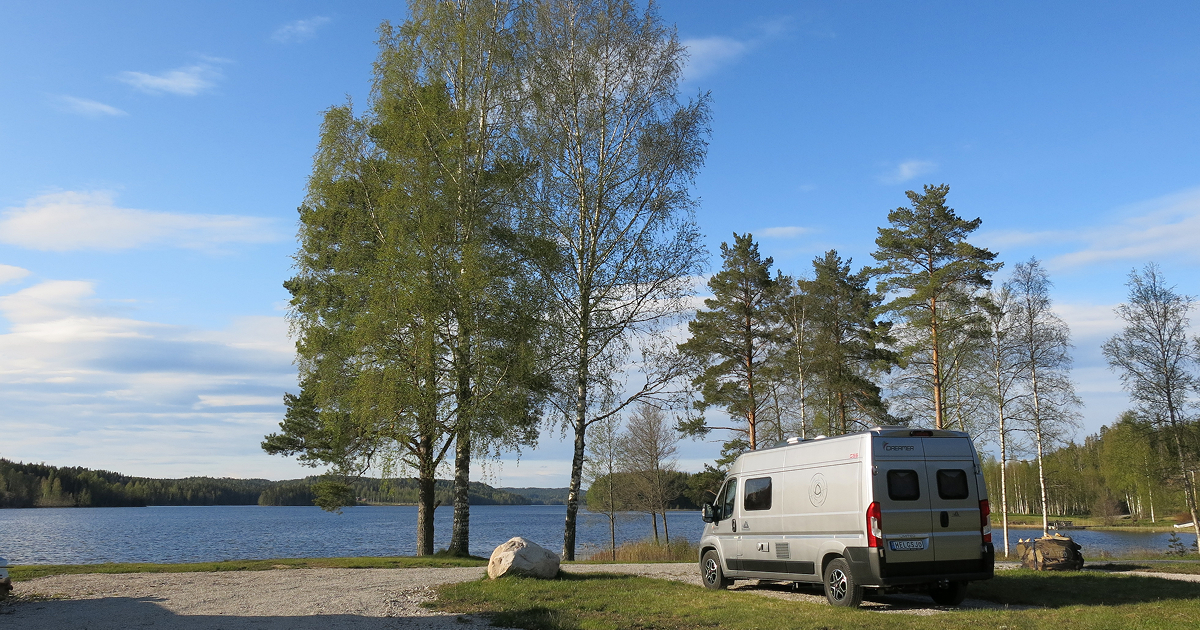Wohnmobilstellplatz - RV-parking with lake view - Påtfeldt