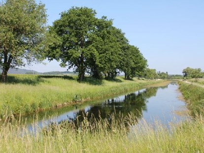 Reisemobilstellplatz - Umgebungsschwerpunkt: Stadt - Ludwig Donau Main Kanal
Fünf Flüsse Radweg - Camping in Berg