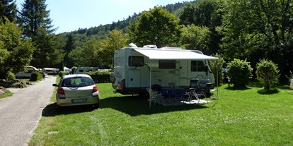 Reisemobilstellplatz - Duschen - Ketsch - Stellplätze mit Vollservice - Odenwald-Camping-Park