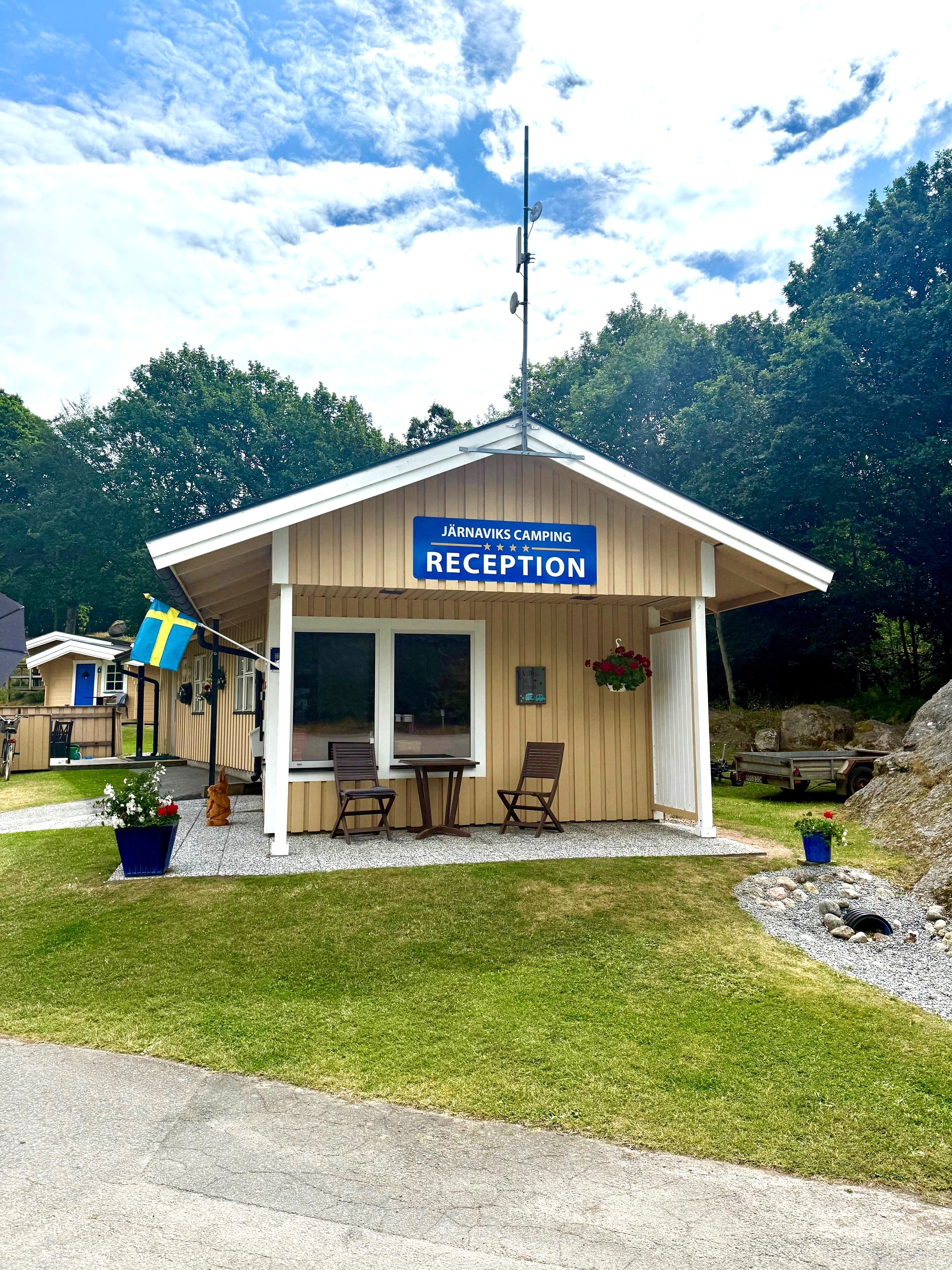 Wohnmobilstellplatz - The reception - Järnaviks Camping