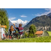 Parkeerplaats voor campers - Camping Lazy Rancho 4 - Sicht auf Eiger, Mönch und Jungfrau! - Camping Lazy Rancho 4