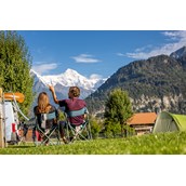 Wohnmobilstellplatz - Camping Lazy Rancho 4 - Sicht auf Eiger, Mönch und Jungfrau! - Camping Lazy Rancho 4
