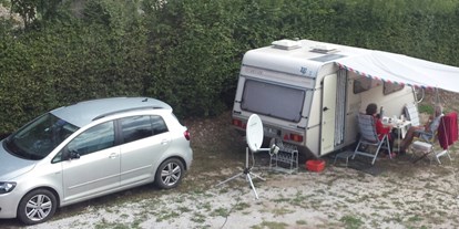 Motorhome parking space - Badestrand - Bosnia Herzegovina - Camping - Stellplatz am Camp San