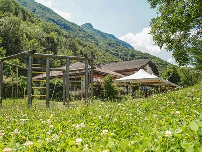 Reisemobilstellplatz - Umgebungsschwerpunkt: am Land - Trentino-Südtirol - Pizzeria Nussbaumer