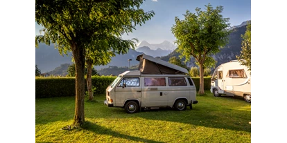 Reisemobilstellplatz - Stromanschluss - Eriz - Grasplätze für Camper und Wohnmobile - Camping Hobby 3