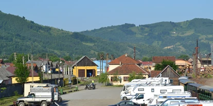Reisemobilstellplatz - WLAN: teilweise vorhanden - Băile Borșa - Beschreibungstext für das Bild - Wassertalbahn Wohnmobile